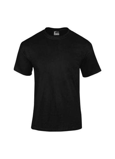 Camiseta Masculino Basica Adulto Preto 100% Algodão 