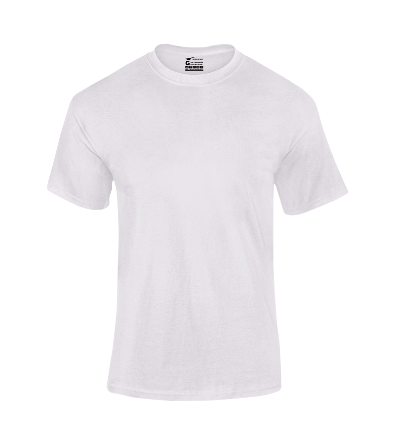 Camiseta Masculino Basica Adulto Branca 100% Algodão 