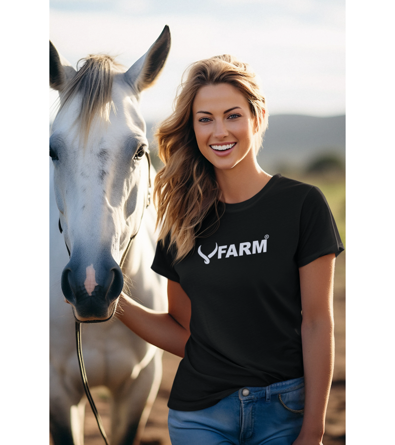 Camiseta X Farm Baby Look Camiseta X Farm Baby Look