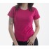 Camiseta Feminina Baby Look Rosa Pink 100% Algodão CFRP04