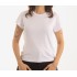 Camiseta Feminina Baby Look Branca 100% Algodão CFB01