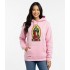 Blusa Moletom Com Bolso E Capuz Nossa Senhora De Guadalupe Rosa