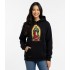 Blusa Moletom Com Bolso E Capuz Nossa Senhora De Guadalupe Preto