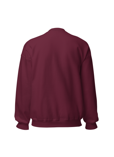  Moletom Gola Redonda Modelo Suéter Bordo