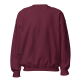  Moletom Gola Redonda Modelo Suéter Bordo