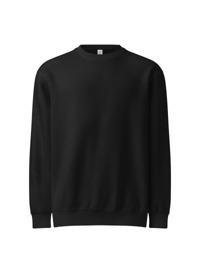  Moletom Gola Redonda Modelo Suéter Preto 