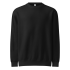  Moletom Gola Redonda Modelo Suéter Preto 