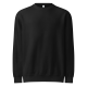  Moletom Gola Redonda Modelo Suéter Preto 