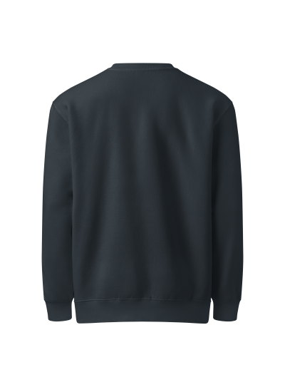  Moletom Gola Redonda Modelo Suéter Azul Marinho