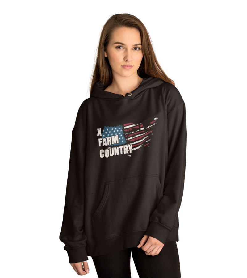 Moletom Xfarm Feminino Preto mxf02 Moletom Xfarm Feminino Preto mxf02