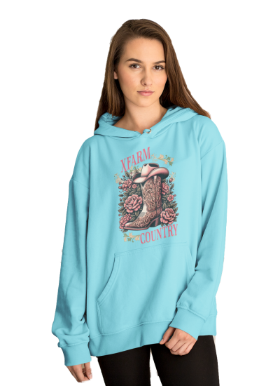 Moletom Xfarm Feminino Azul Bebe mxf03