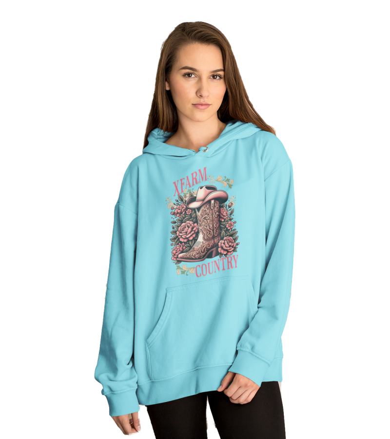 Moletom Xfarm Feminino Azul Bebe mxf03 Moletom Xfarm Feminino Azul Bebe mxf03