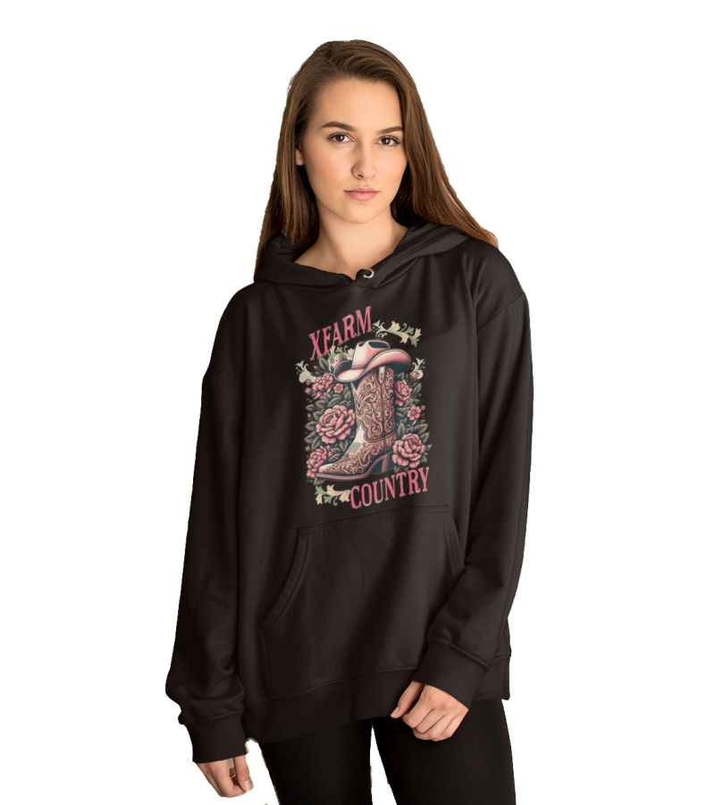 Moletom Xfarm Feminino Preto mxf03