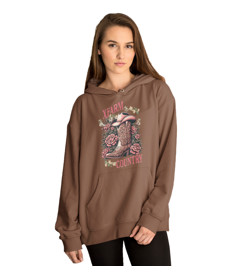 Moletom Xfarm Feminino Marron mxf03 Moletom Xfarm Feminino Marron mxf03