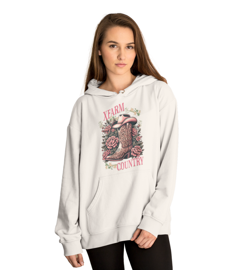 Moletom Xfarm Feminino Branco mxf03