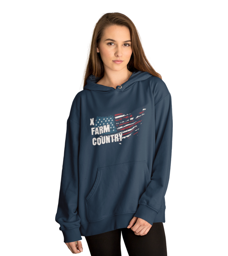 Moletom Xfarm Feminino Azul Marinho mxf02